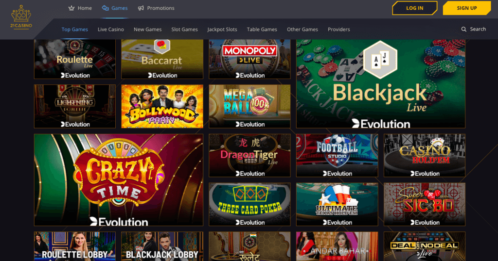 21 Casino Games 