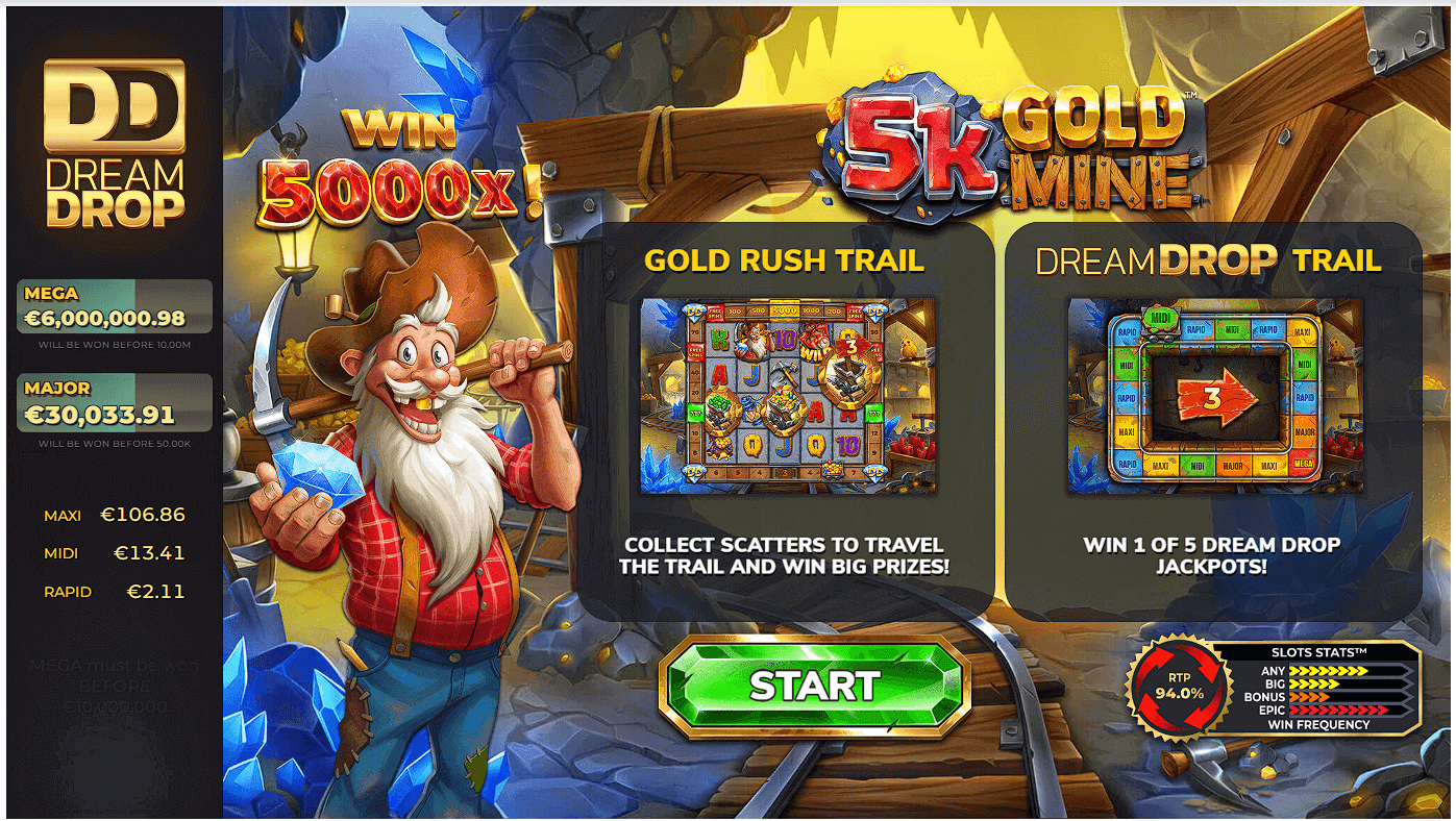 5k gold mine slot