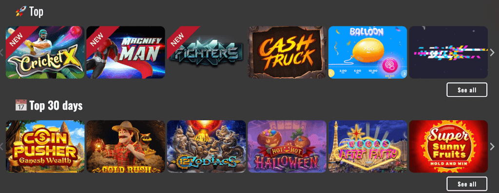 New Games at 9Winz India