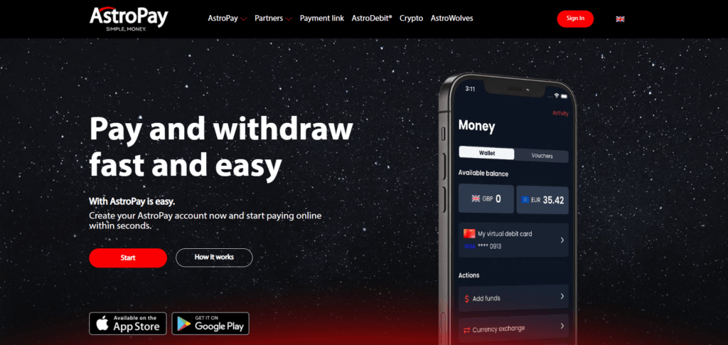astropay for casinos india