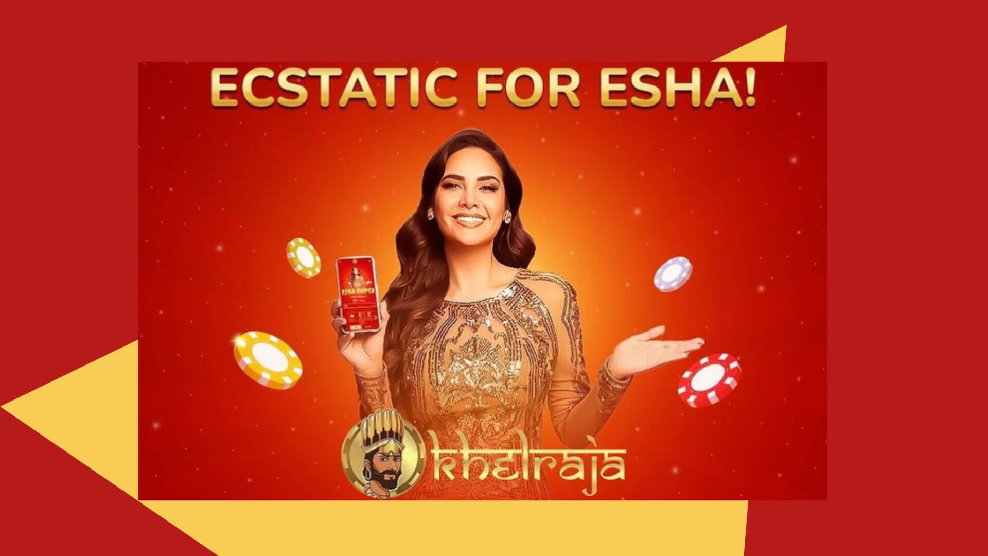 Esha Gupta Becomes Khelraja’s Brand Ambassador
