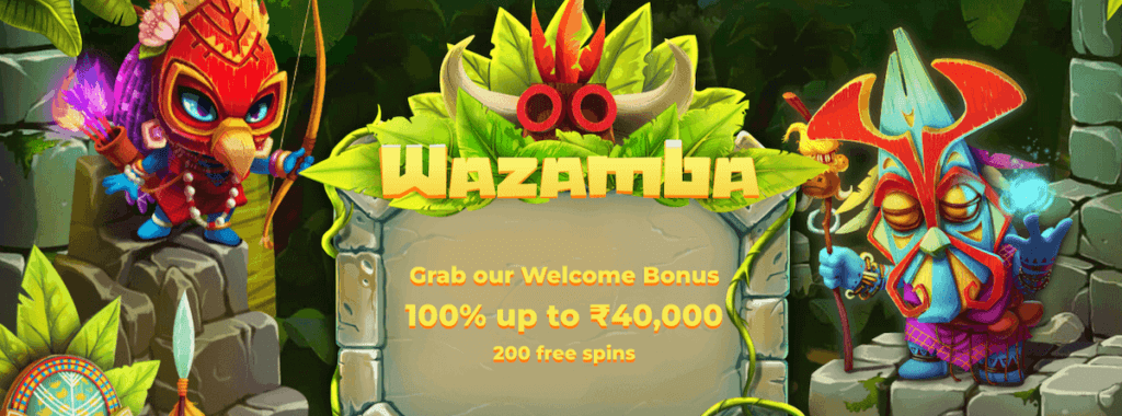 Fast Payout Casino online India welcome bonus Wazamba