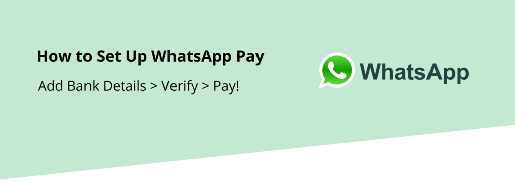 how to set up whatsapp pay