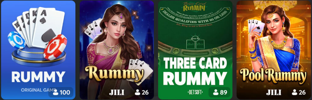 online rummy variants