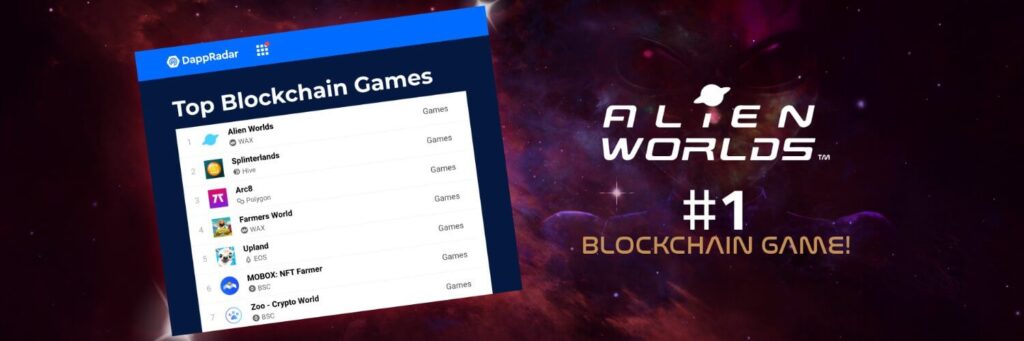 alien worlds blockchain games