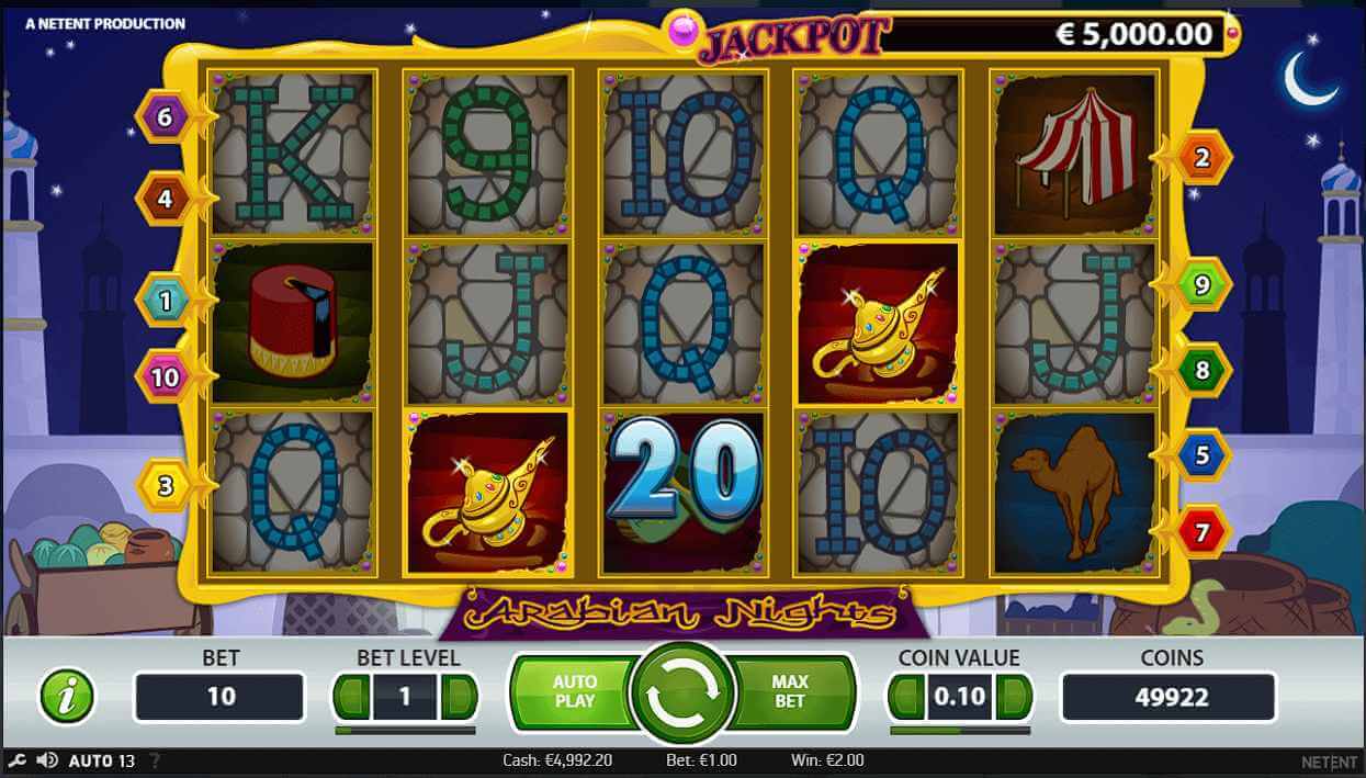 arabian nights win