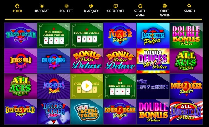 Choose from the B-Bets table games B-Bets Table Games