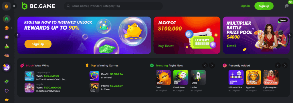 bc.game online casino india