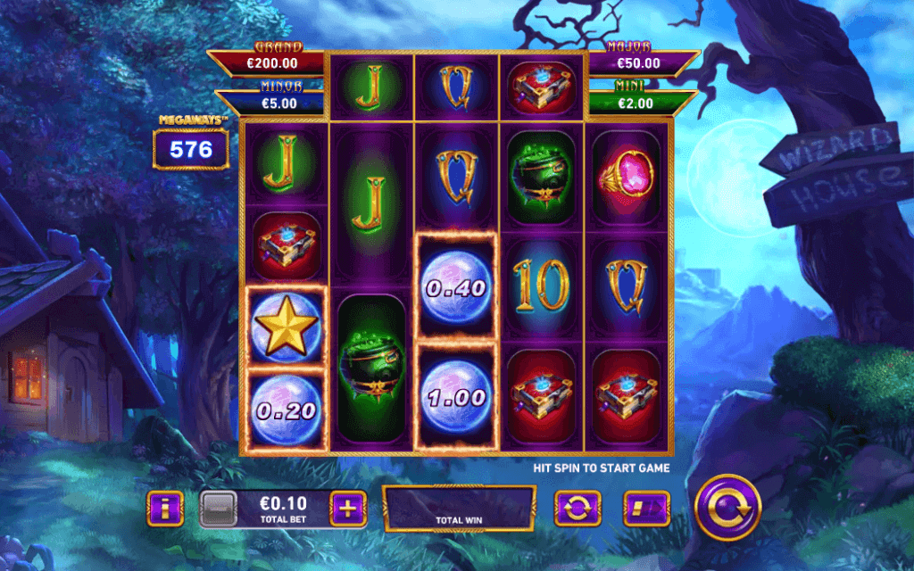 Blue Wizard Slot by Rare Stone - Play For Free & Real