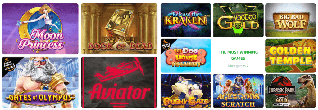 BoaBoa popular casino games