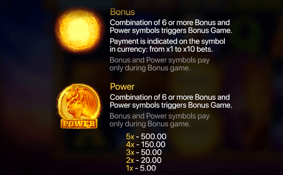 Buffalo Power: Hold and Win bonus game