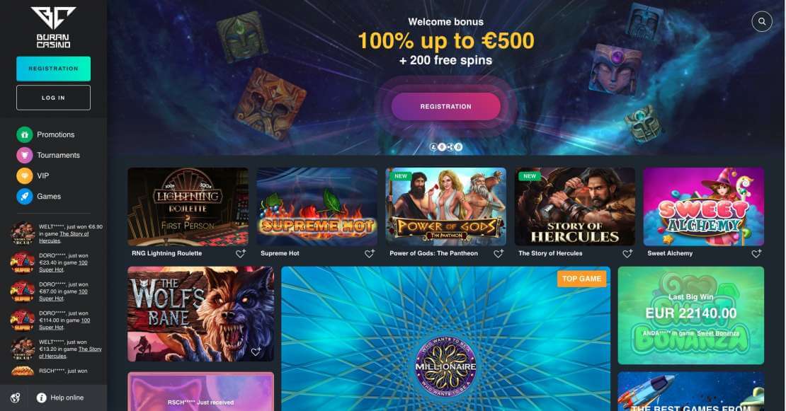 Buran casino india review 