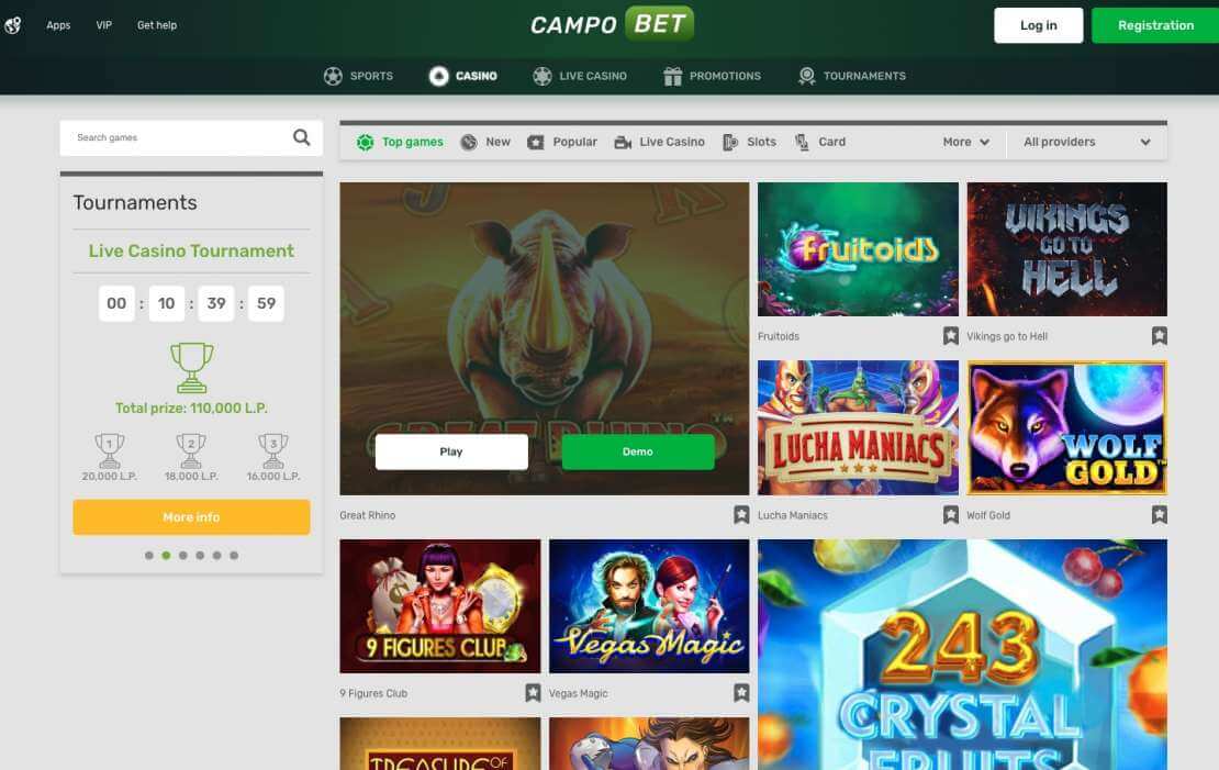 Campobet casino review India 