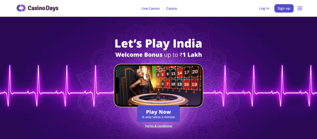 casinodays best payout casino india