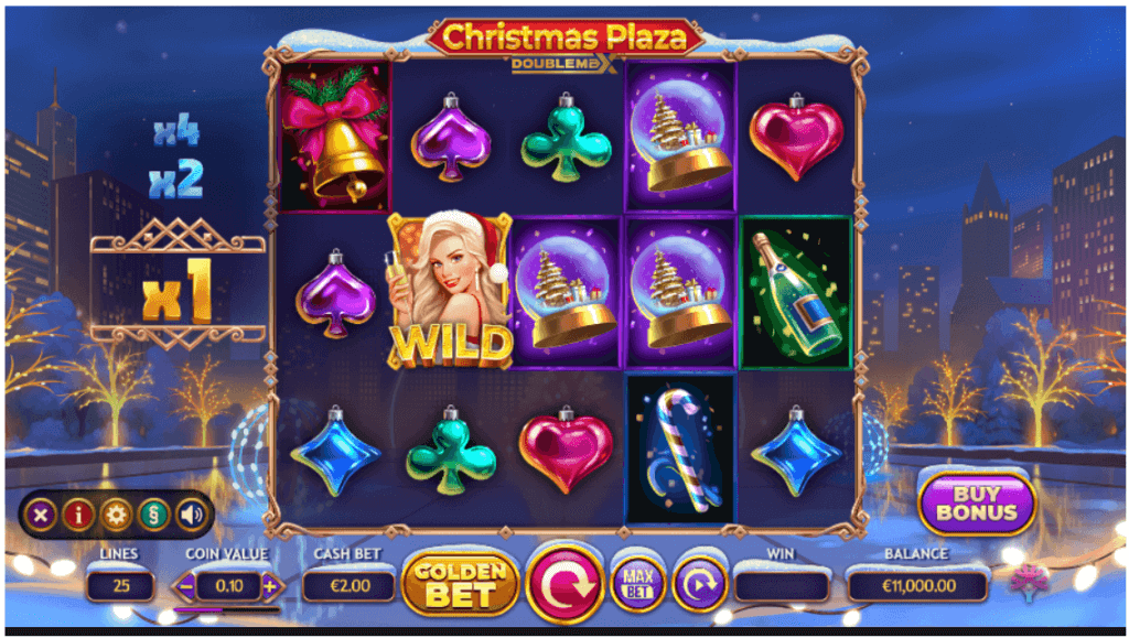 Christmas Plaza DoubleMax - - Christmas Casino Promotions India Casinos 