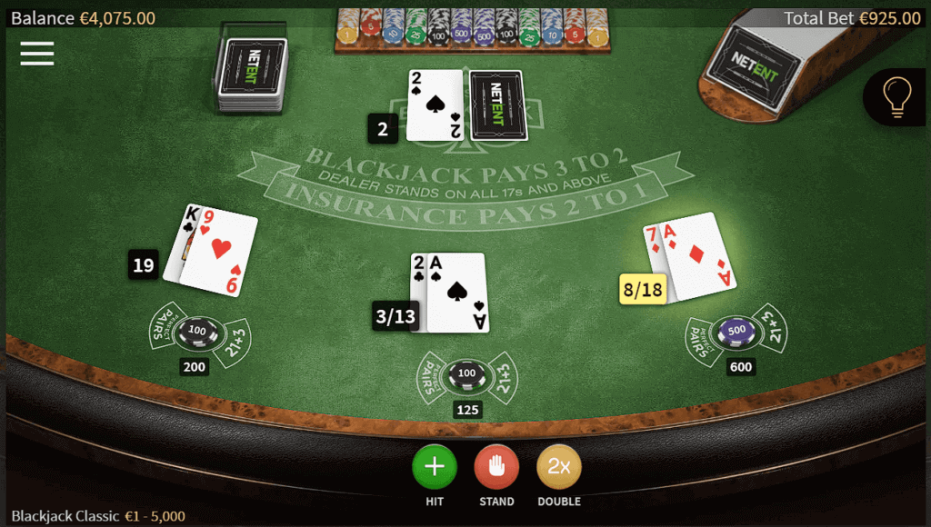 classic blackjack