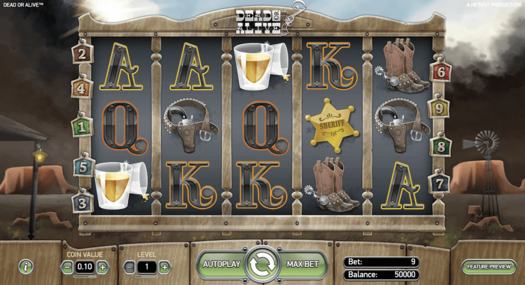 dead or alive slot