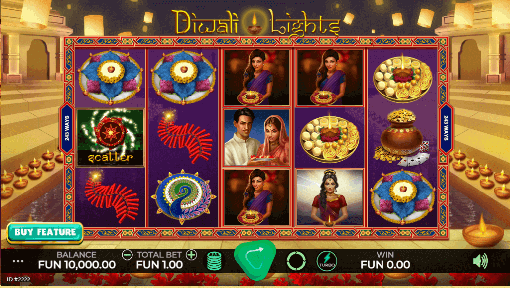 play diwali lights slot india
