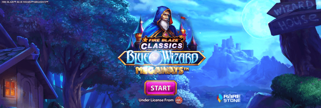fire blaze blue wizard megaways slot online india rarestone gaming
