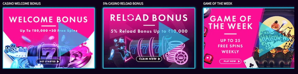 happistar india welcome bonus