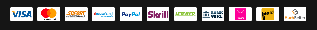 All payment options at Hello Casino