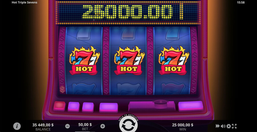 hot triple sevens evoplay