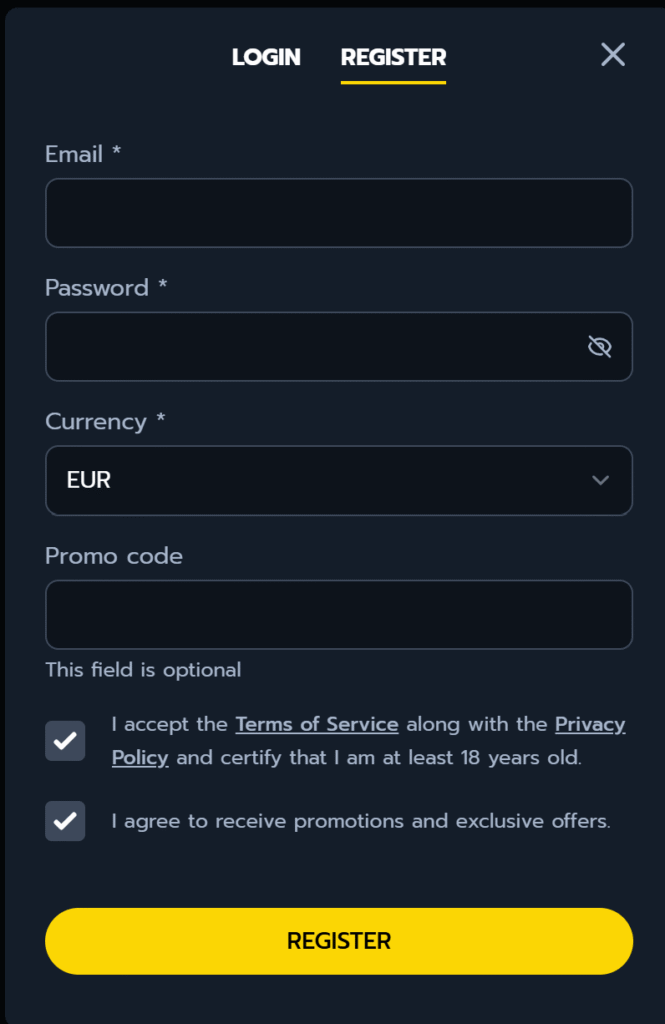 max casino registration