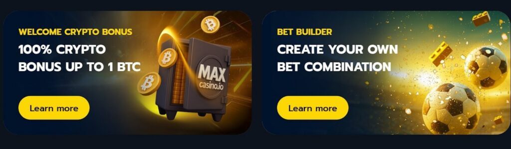 max casino bonus program