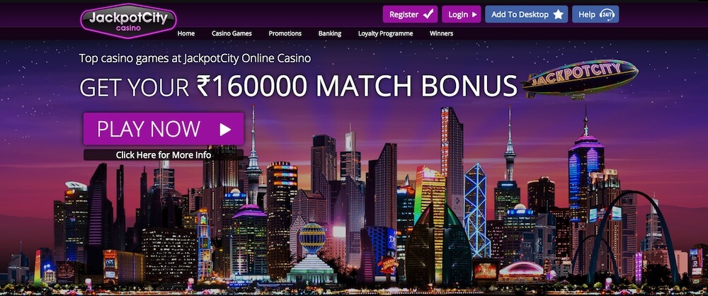 JackpotCity casino bonus