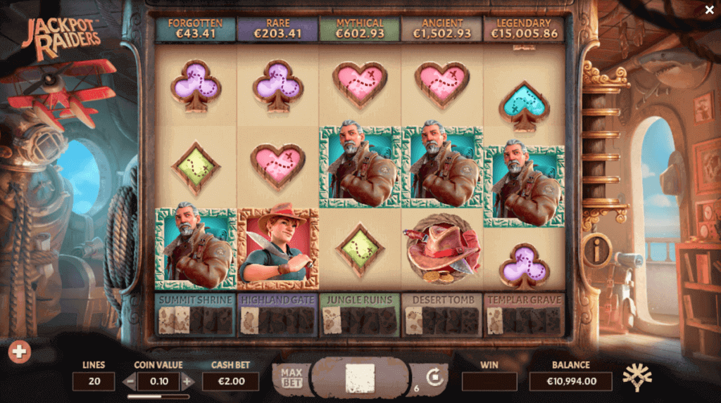 jackpot raiders slot