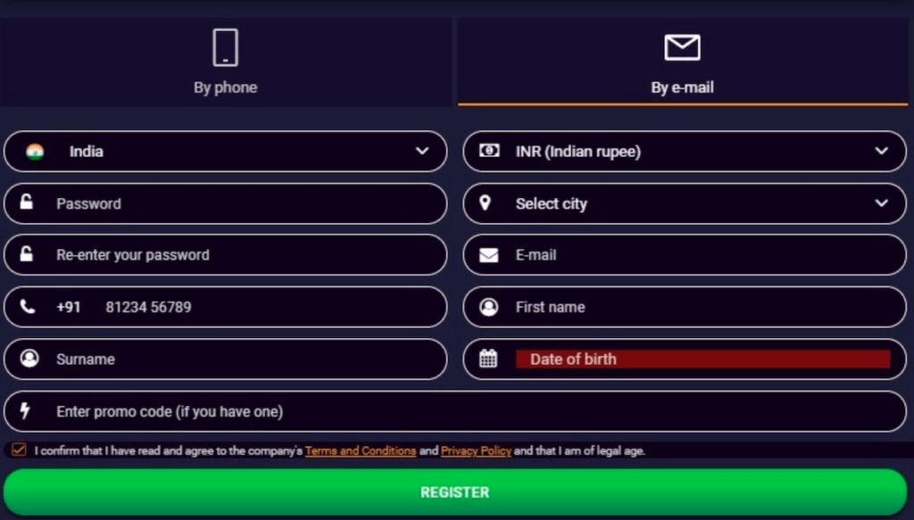 JVSpin registration