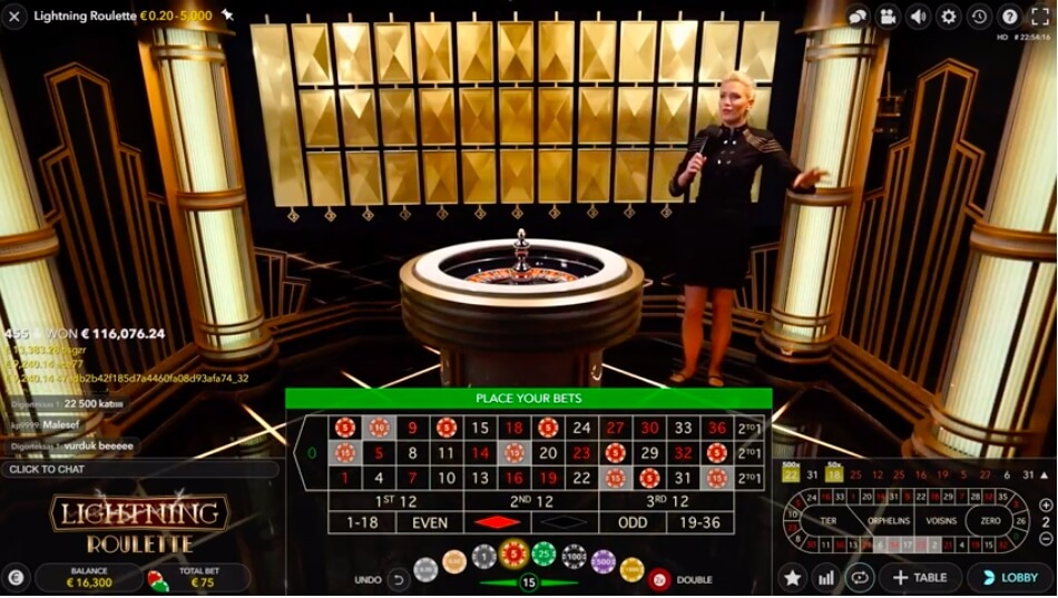 Play Lightning Roulette Live Lightning Roulette