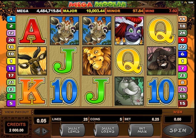 mega moolah slot review