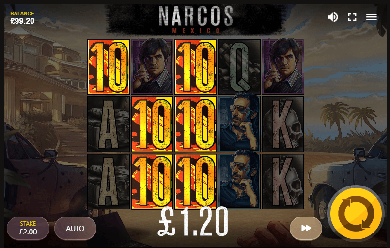 narcos mexico slot by red tiger