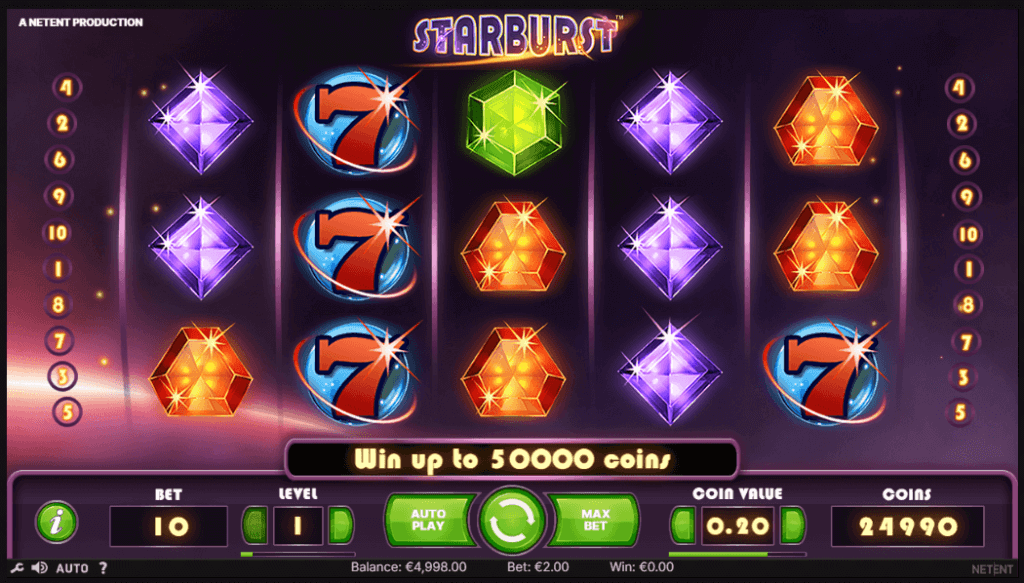 Play Starburst by NetEnt in india