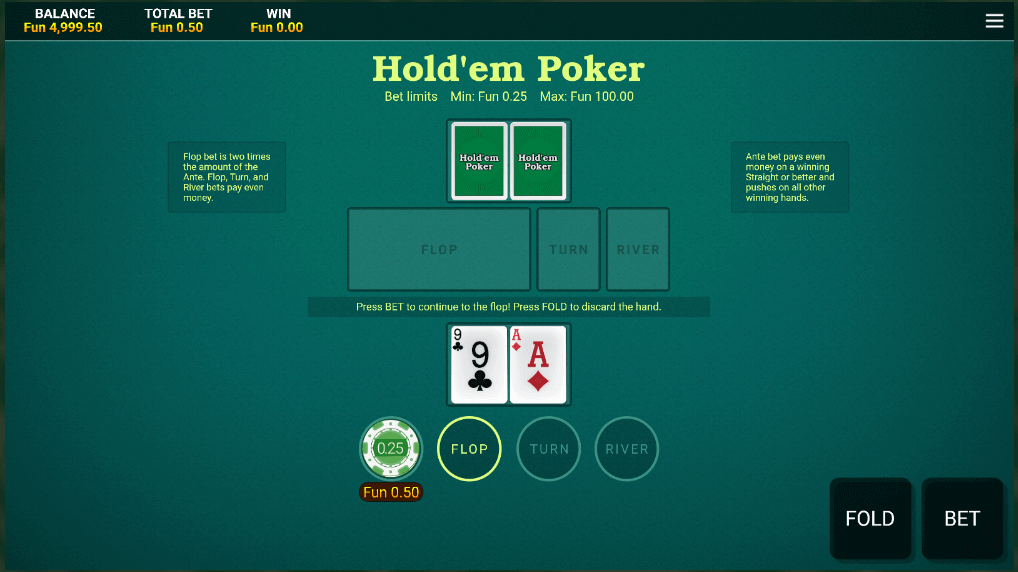 texas holdem by onetouch gaming