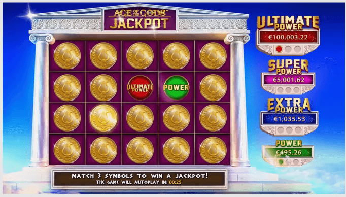 progressive jackpots by playtech