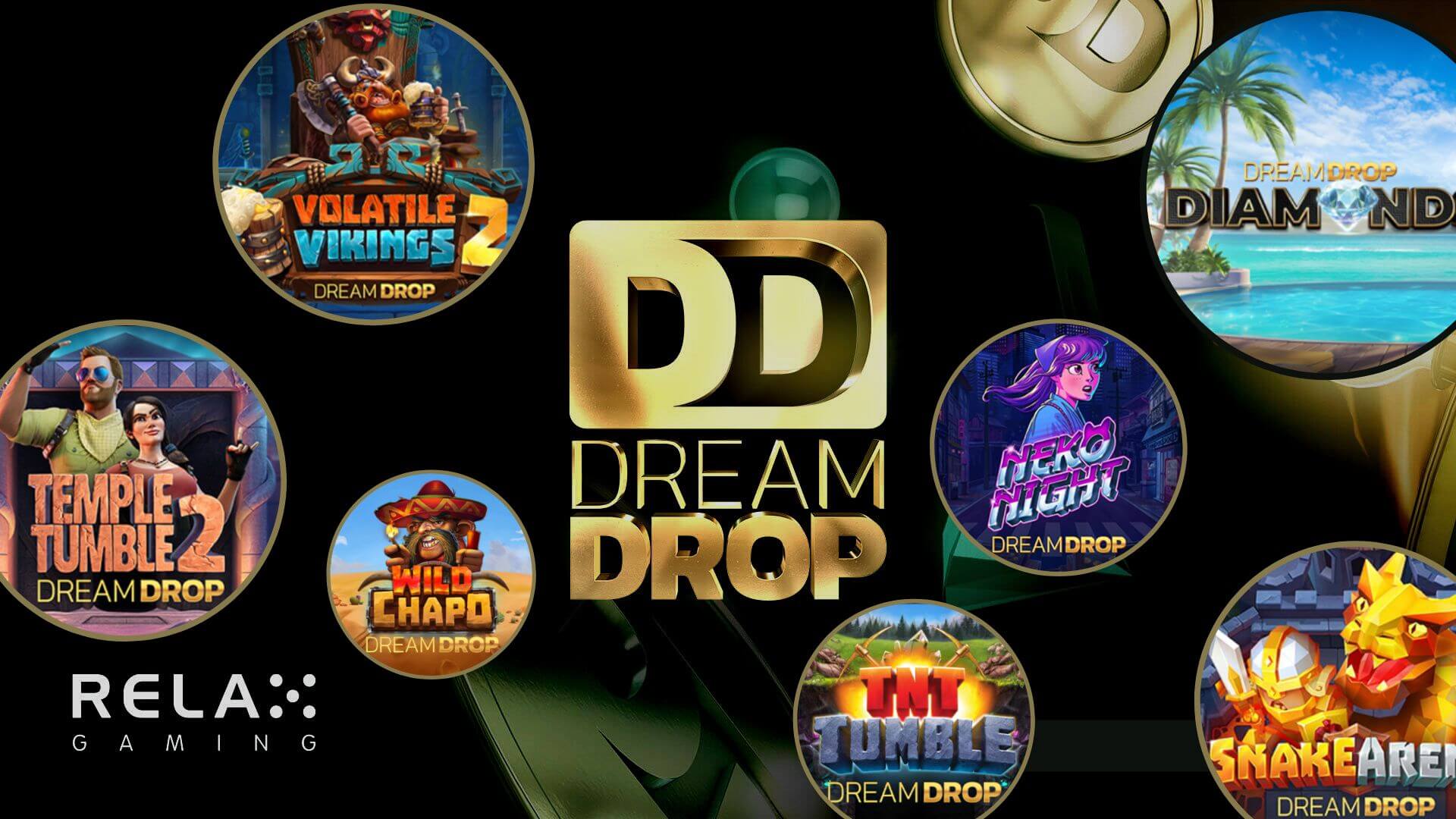 Relax Gaming Releases Slots With Dream Drop Jackpot Feature