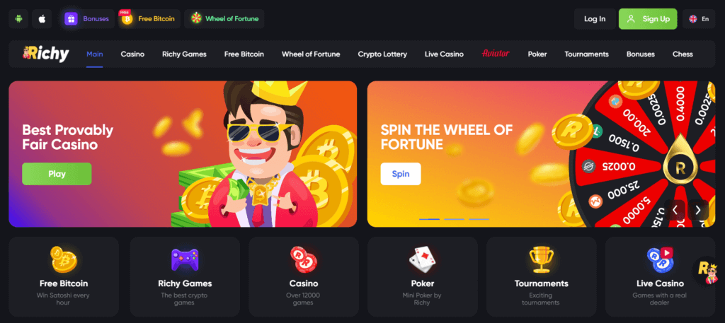 richy casino review india