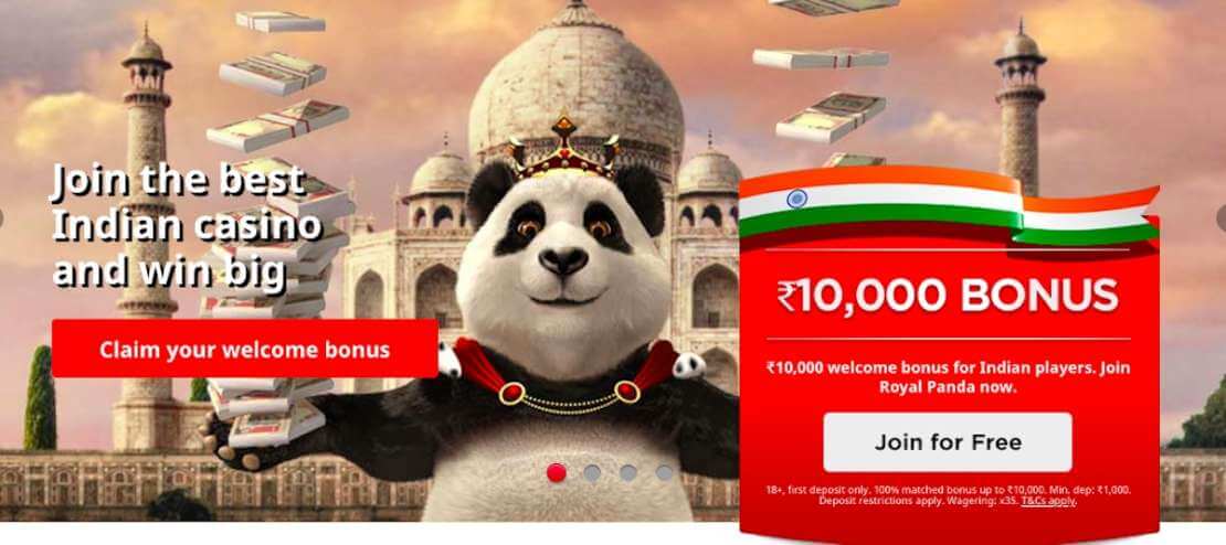 Royal Panda India site