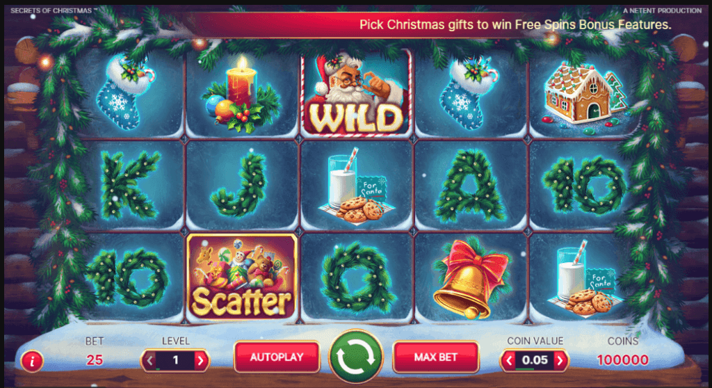 Secrets of Christmas netent