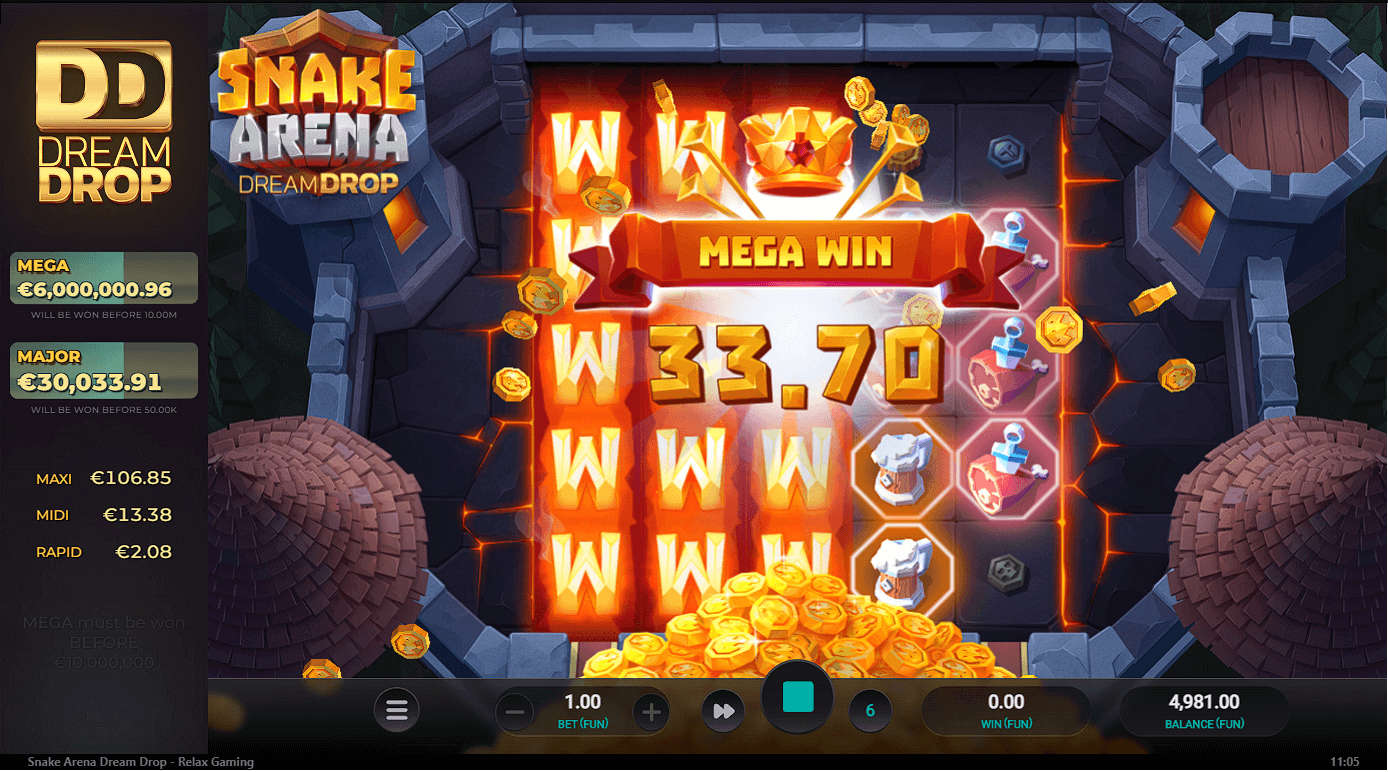 snake arena dream drop win