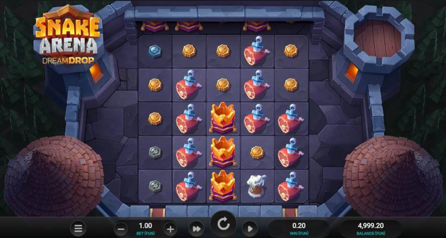 Snake Arena Dream Drop progressive jackpt slot