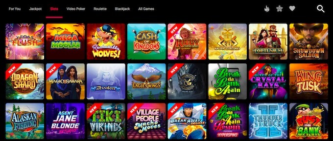 Spin casino online games