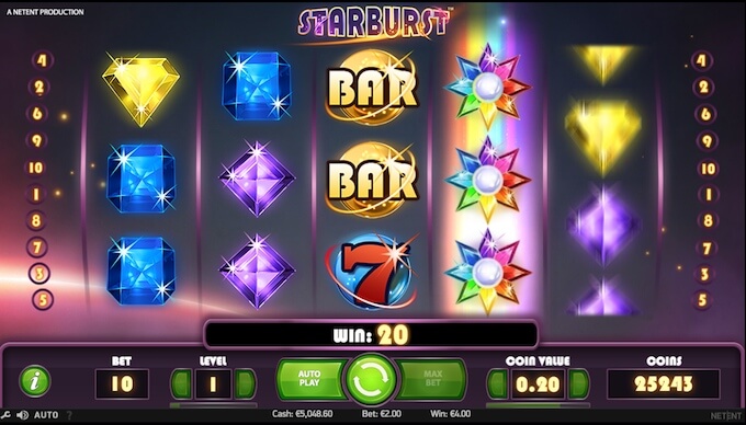 Starburst slot wild