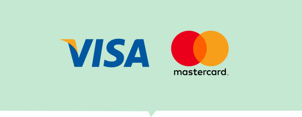 Visa and MasterCard