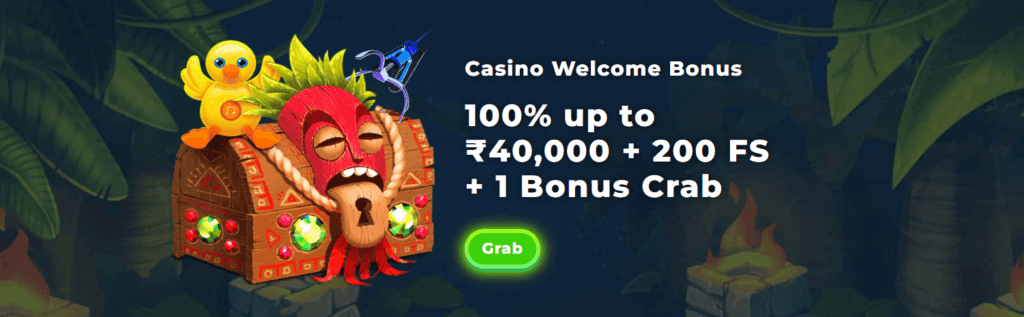 wazamba welcome bonus free spins india