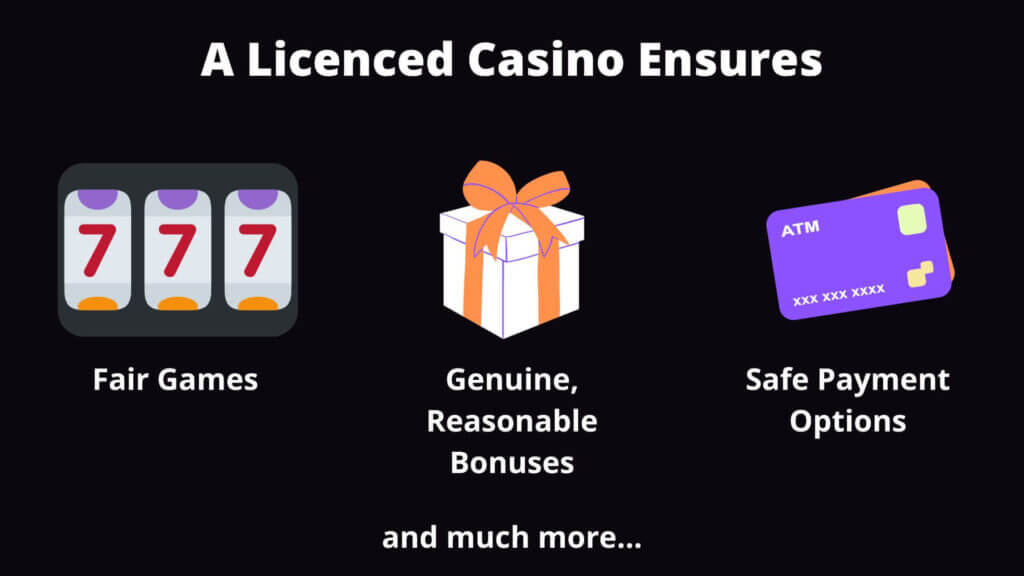 play at licenced casinos