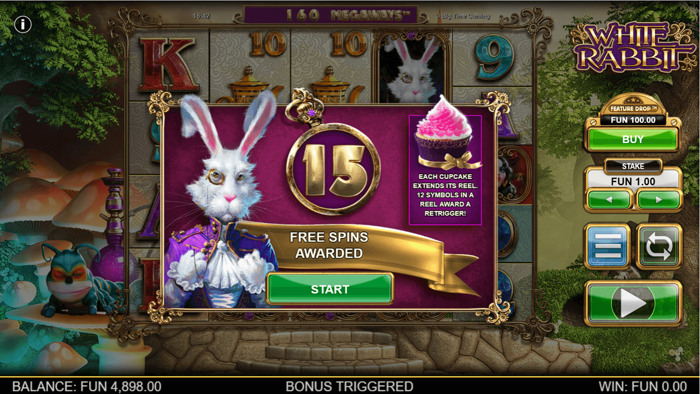 white rabbit free spins