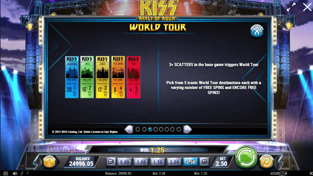 kiss reels of rock world tour feature